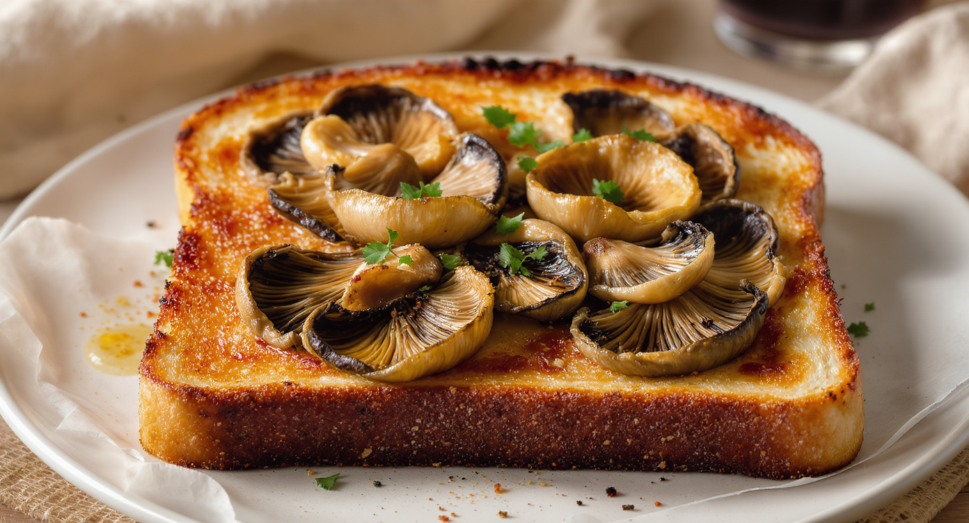 Godaste kantarelltoasten – receptet du måste prova