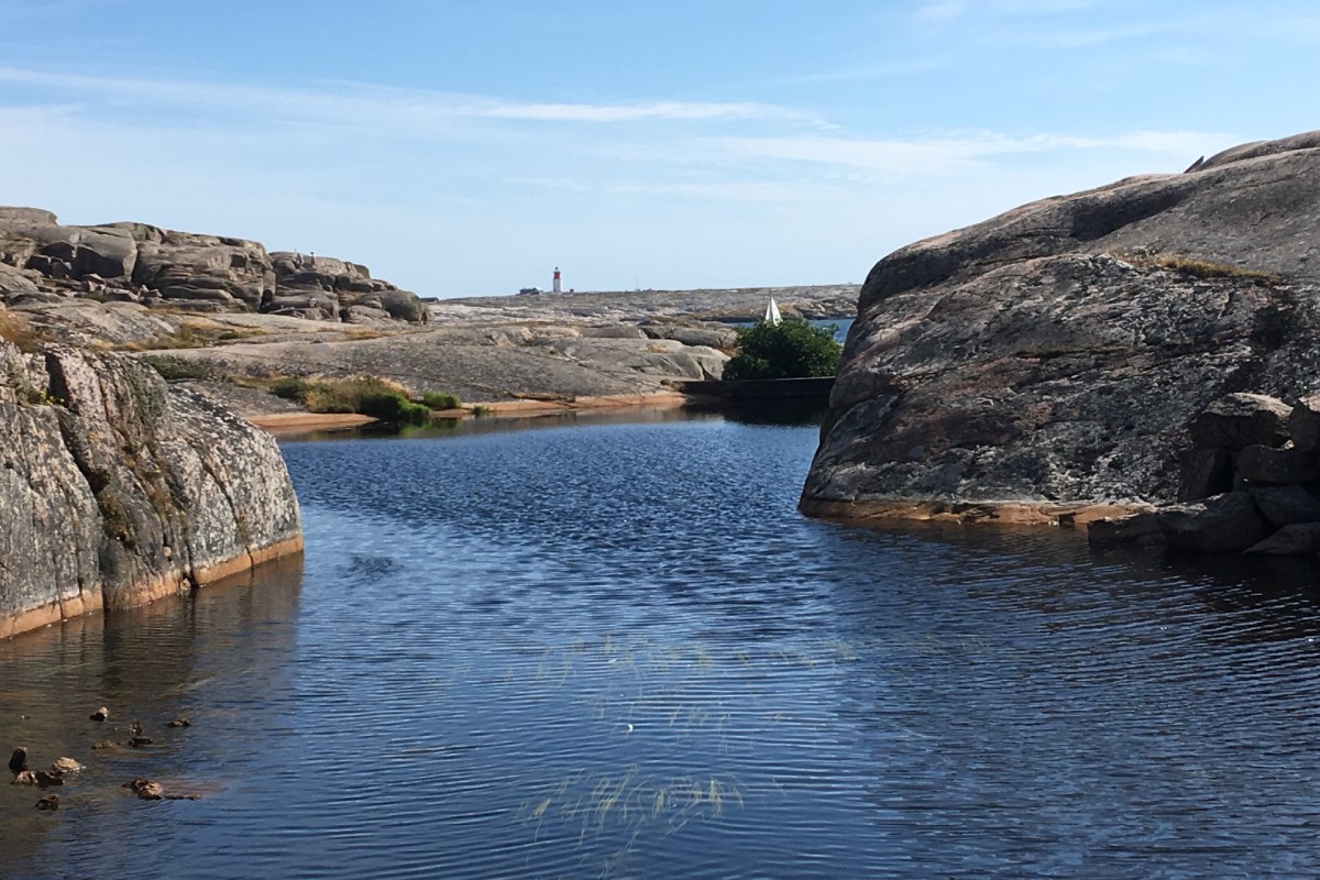 Marmorbassängen på Hållö - svenska Medelhavet nära Smögen i Bohuslän