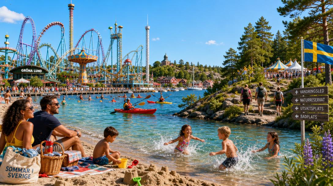 25 sommarnöjen i Sverige för familjer, par och vänner
