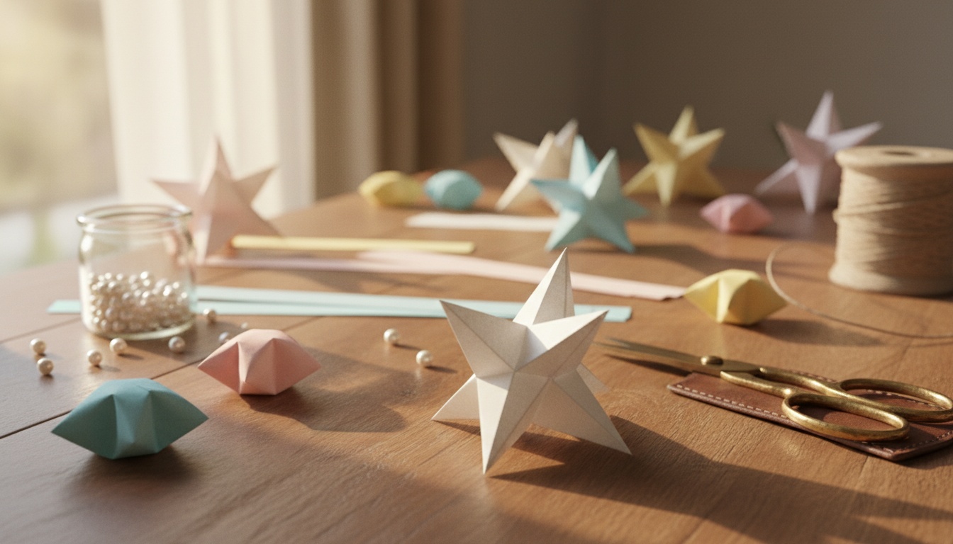 Vika pappersstjärna: Så skapar du vackra julstjärnor steg för steg